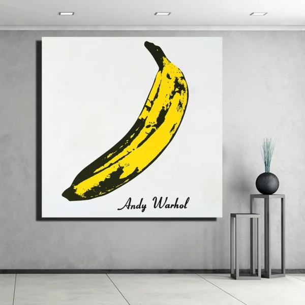 100% Handmade Abstract Oil Painting Wall Art Modern Minimalist Banana Picture Canvas Home Decorative For Living No Frame 60x60