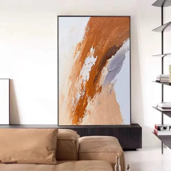 New work hand-painted oil painting abstract abstraction of modern high quality decorate Living room hall corridor 70x140 - Image 4