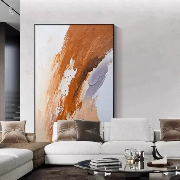 New work hand-painted oil painting abstract abstraction of modern high quality decorate Living room hall corridor 70x140 - Image 2